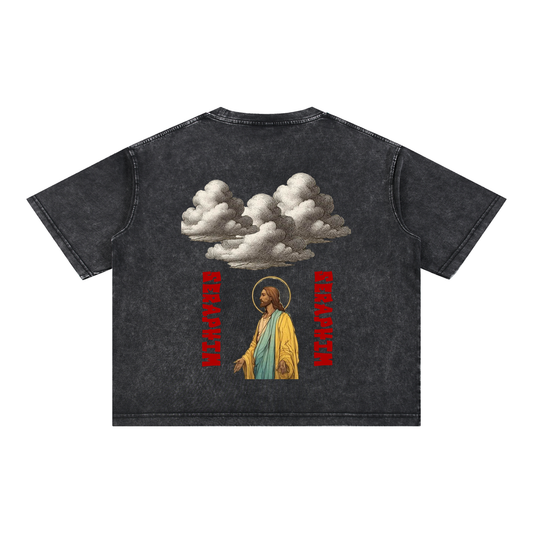 SERAPHIM Mineral Wash Boxy Cotton T-Shirt