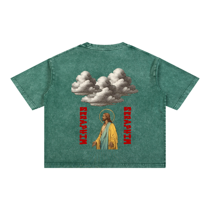 SERAPHIM Mineral Wash Boxy Cotton T-Shirt