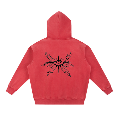 Sweet Lemonade Seraphim Snow Wash Fleece Oversize Hoodie