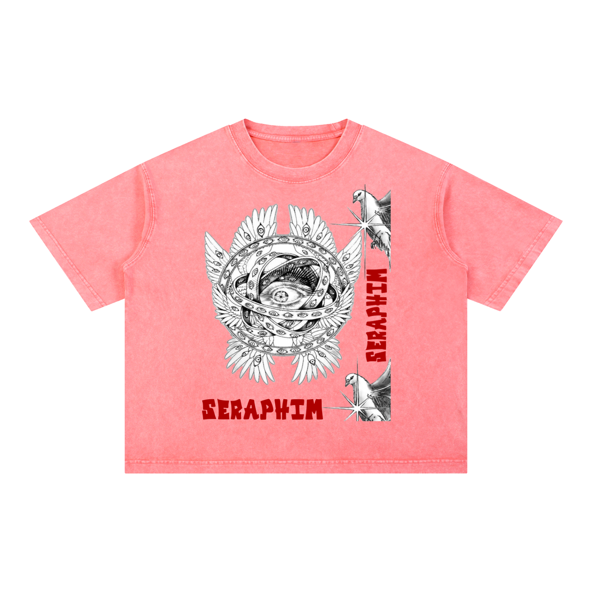 SERAPHIM Mineral Wash Boxy Cotton T-Shirt