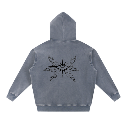 Sweet Lemonade Seraphim Snow Wash Fleece Oversize Hoodie