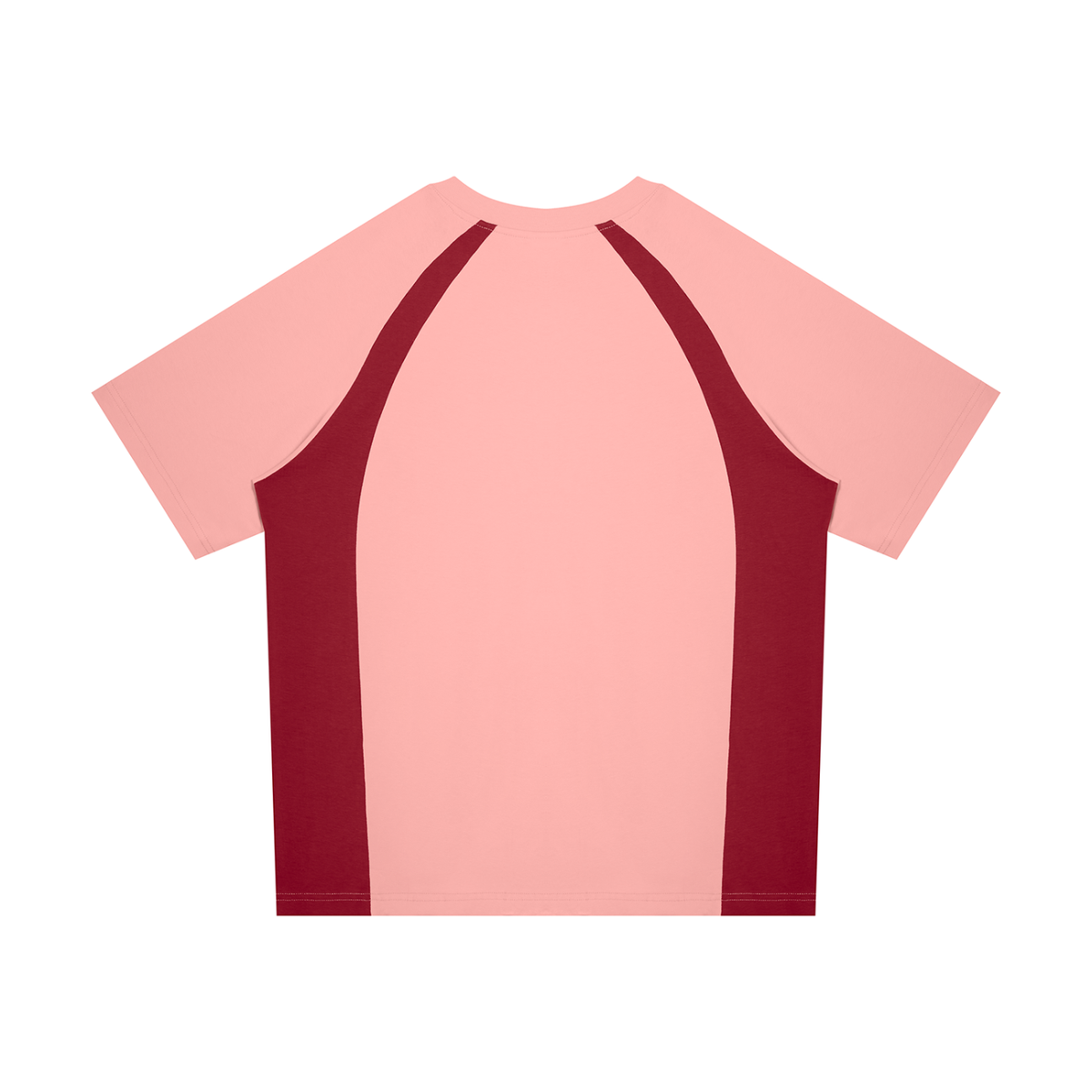 ICE CHERRY RED Unisex Raglan Color Block T-Shirt