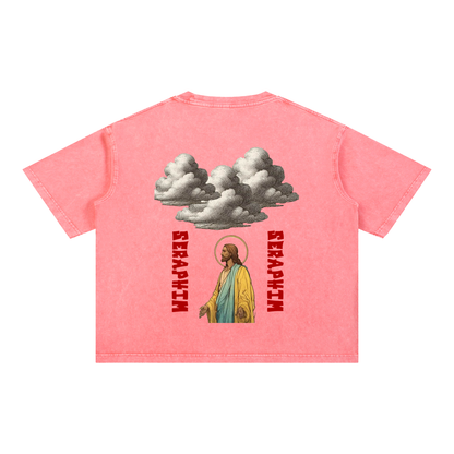 SERAPHIM Mineral Wash Boxy Cotton T-Shirt