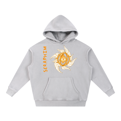 Sweet Lemonade Seraphim Snow Wash Fleece Oversize Hoodie