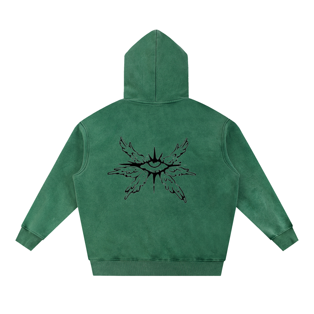 Sweet Lemonade Seraphim Snow Wash Fleece Oversize Hoodie
