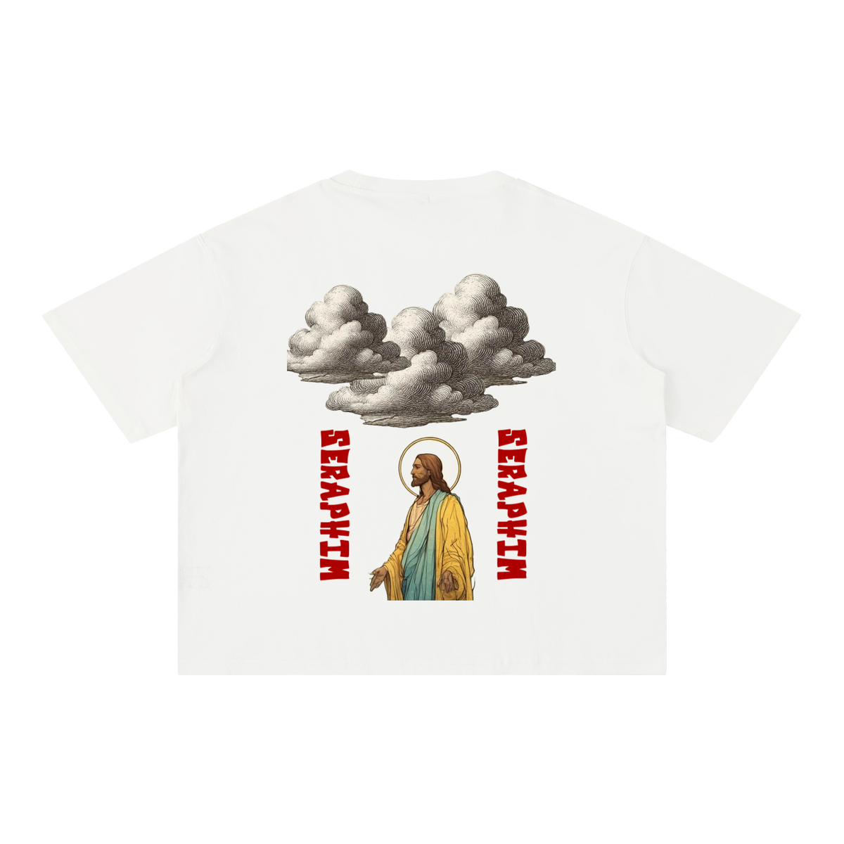 SERAPHIM Mineral Wash Boxy Cotton T-Shirt